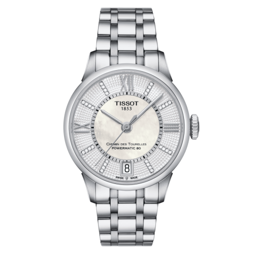 Tissot Chemin Des Tourelles Powermatic 80 32 Stainless Steel / MOP / Bracelet